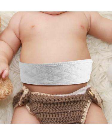 Healifty Baby Belly Band 8pcs | Cotton Infant Umbilical Cord Protector | Newborn Navel Belt & Toddler Wrap | Adjustable Abdominal Binder (White) - Buy Online on GoSupps.com