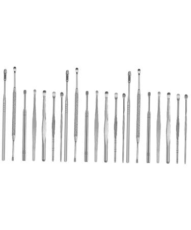 Ear Cleaning Tools 3 Sets 7pcs Seven Piece Ear Picking Tool Set Spring Tool Cleaning Tools Ear Care Tools Ear Wax Removal Tool Ear Clean Tool Silver Care Seven Piece Set Silverx3pcs 12X1X1cmx3pcs