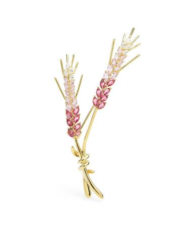 Pin Jewelry Gifts for Women Ladies Fashion Accessories Ladies Elegant Crystal Wheat Brooch Wheat Shape Party Banquet Brooch Brooches & Pins
