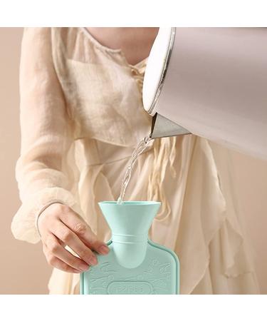 Premium Hot Water Bottle with Soft Cover - 0.5L Natural Rubber Heat Bottle for Kids - Safe & Durable - Koala Gray - Great Gift Idea - Buy Online on GoSupps.com