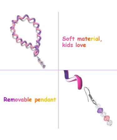 SwirlColor 6-Piece Colorful Rhinestone Hair Accessories for Girls & Women - Stylish Headbands & Braiding Aids - Buy Online on GoSupps.com