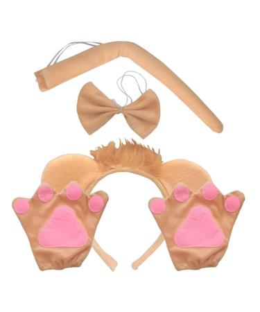 Beavorty 1 Set hair bands headband makeup headband hair decorations animal headbands hair deyer halloween headband halloween decor animal ears headband makeup woman prom props