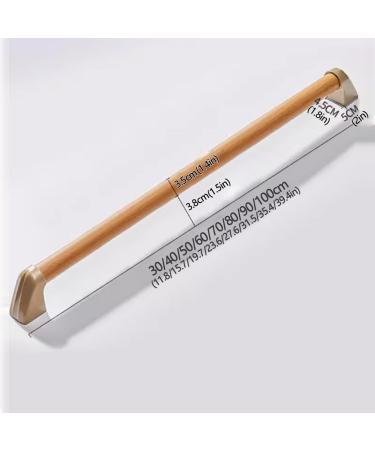 Suitable For The Elderly Pregnant Women Handicapped Safety Handles Non-slip And Anti-fall Shower Wood Grain Handrails Waterproof And Anti-mold Suitable For Use In The Bathroom(Dark color 40cm) 40cm Dark color - Buy Online on GoSupps.com