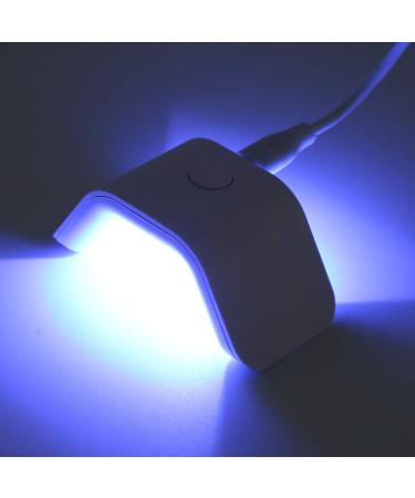 Nail Dryer Lamp Mini 2W LED UV Single Finger Drying Lamp with 45s/60s Timer Setting No Damage Hands Nail Gel Curing Lamp USB Charge (Yinhingbe51gsrvqm-11) - Buy Online on GoSupps.com
