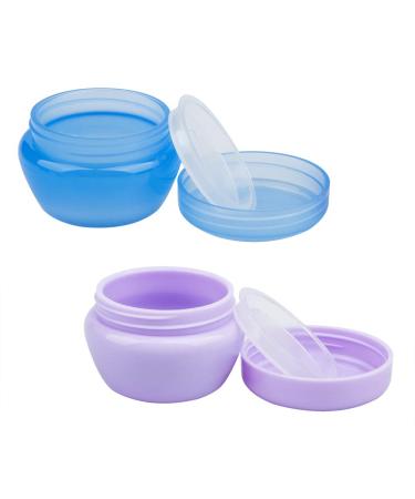 Sonku 10 Pack Small Plastic Travel Containers - TSA Approved Leakproof Mini Cosmetic Jars - 20ml Per Piece - Includes Mini Spatulas - Ideal for Toiletries, Makeup, Cream, Slime - Buy Online on GoSupps.com