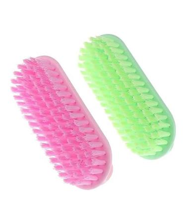 Shoe Brush Household Cleaning Multi-Functional Strong Long-Handled Plastic Shoe Brush Cleaning Soft Brush Laundry Washing Brush(A)