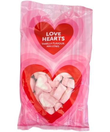 Love Heart Shaped Marshmallows (pack of 2) Pink & White marshmallows - Mother's Day Gift Bundle For Mum Wife Sister - Sweet Treats - Buy Online on GoSupps.com