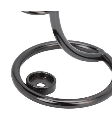 Stainless Steel Razor Holder - Modern Hygienic Stand for Men's Razors | Quick Drying Bathroom Accessory (Black) - Buy Online on GoSupps.com