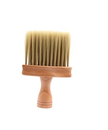 minkissy Face Duster Hair Cutting Neck Duster Barber Neck Brush Hair Sweep Brush Barber Hair Duster Hair Duster Brush Barber Neck Duster Shaving Brush Wooden Haircut Set Sharpen M Picture 1