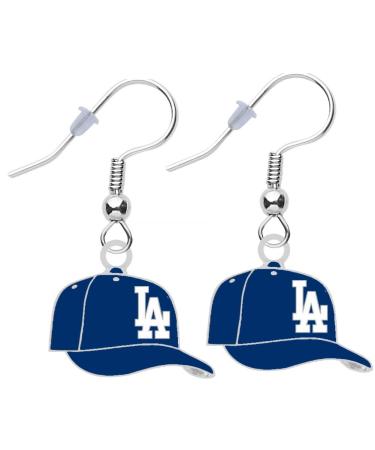 Los Angeles Dodgers Cap Earrings Pierced