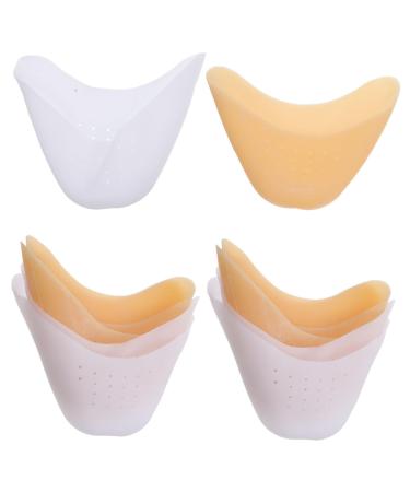 High Wedges for Women 6 Pairs Boot Heels Heel Protectors for Shoes Silicone Toes Cover Toe Pads for Pointe Shoes Ballet Toe Sleeves High Heels Pointed Shoes Boots Pain Set Miss