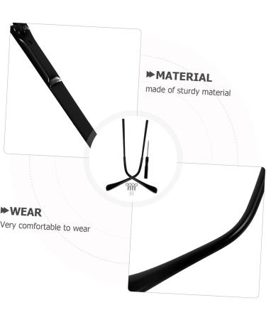 Coolhiya Universal Glasses Legs Accessories - Replacement Brillen Legs for Repair | Metal Black 13x0.5cm - Buy Online on GoSupps.com