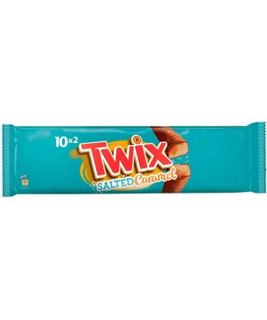 Twix Caramello Salato Maxi Stecca da 10 Confezioni Bipack Salted Caramel Twix Salted Caramel Maxi Stick with 10 packs Bipack Salted Caramel 6 x 460 g + Italian Gourmet Polpa 400 g - Buy Online on GoSupps.com