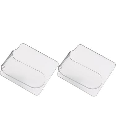 FRCOLOR Lot de 2 Palettes Acryliques Transparentes pour Nail Art Palettes Portables Carr es de Maquillage de Salon L g res et Faciles Nettoyer Outil Professionnel pour M langer Couleurs - Buy Online on GoSupps.com