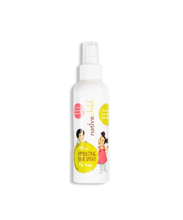 Nativechild Kids Hydrating Hair Spray - Moisturizing Mist Castor Oil for Dry Strands Soft Hair Braids Plaits Dread Locs Natural & Relaxed Hair (150ml)