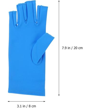 Beaupretty 2 Pairs Nail Gloves Glove for Nail Dryer Uv Fingerless Gloves Nail Fingerless Gloves Gloves Sun Gloves Uv Gel Uv-resistant Manicure Gloves Elastic Spandex Hand Cover Care - Buy Online on GoSupps.com