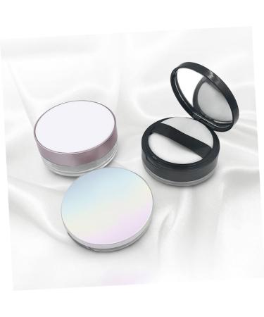 WOFASHPURET Flour Holder 2PCS Box Powder box powder puffs for face powder mirror loose powder case Powder Cases for Trip Miss - Buy Online on GoSupps.com
