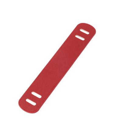 Qialexicon Leather Shoulder Strap Pad Shoulder Rest Replacement for Satchels Handbag Tote red S