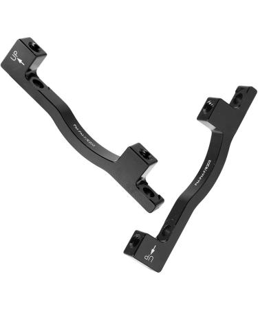 Yosoo Health Gear Disc Brake Adapter - Black Aluminum Alloy | Bicycle Disc Brake Mounting Bracket Adapter with 2 Bolts - A-Pillar F203 R203 Compatibility | 1 Pack - Buy Online on GoSupps.com