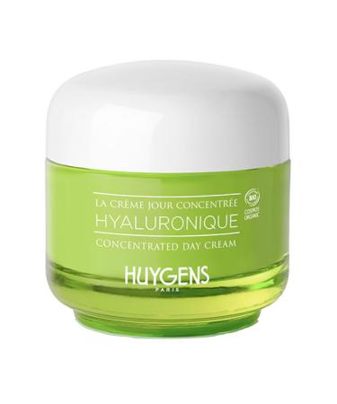 HUYGENS Cr me Jour Concentr e Hyaluronique Soin Anti-rides Bio Hydratant et Nourrissant Pour Peaux S ches Tr s S ches Avec Acide Hyaluronique et Beurre de Karit