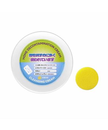 Home Decontamination Cream Leather Care Multi-Function Cleaning Cream Multifunctional Decontamination Cream Multifunctional Cleaning Cream With Free Sponge (1pcs)