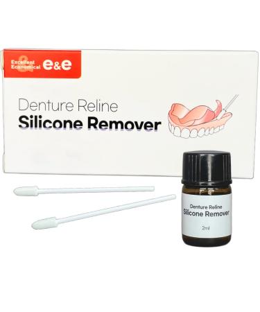 E&E Denture Reline Silicone Remover_Effective silicone reliner removal from an acrylic denture. Quick 10 seconds!!!