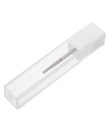 FRCOLOR Grinding Tool Nail Art Tools Women Manicure Supplies Nail Art Polishing Tools Metal Nail Drill Bit Nails Drill Bits Nail Bit Double Head Manicure Tools Tungsten Steel Women's 4.30X0.20X0.20CM As Shown 1