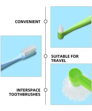 Buy Healvian 4-Part Double-Sided Toothbrush for Braces - Soft V-Stock & Tiny Head for Gentle Cleaning - Buy Online on GoSupps.com