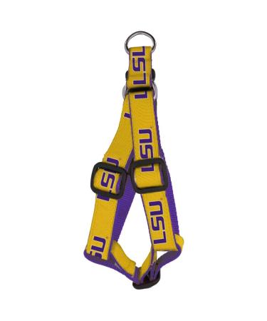 NCAA Collegiate Dog Harness Louisiana State Tigers Medium