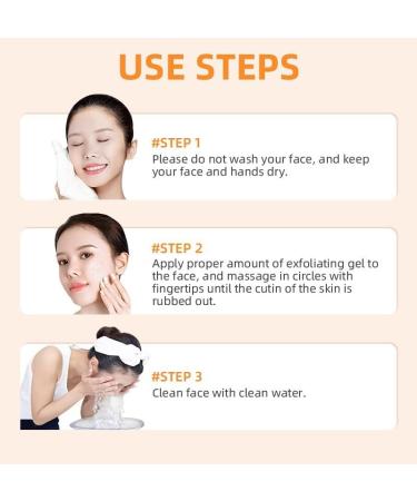 Orange Face Exfoliator Gel Vitamin C Exfoliating Face Scrub Whitening Body Scrub Deep Exfoliating Face Wash Body Scrub Exfoliator Facial Scrub Orange Exfoliating Whitening Gel Scrub Face Body Skin - Buy Online on GoSupps.com