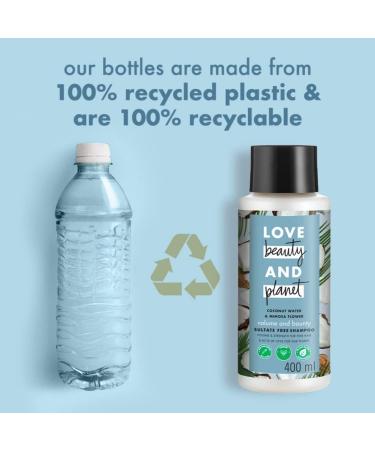 Buy Love Beauty & Planet Coconut Water & Mimosa Flower Shampoo & Conditioner - Paraben-Free Organic Coconut Oil 200ml | International Shipping Available - Buy Online on GoSupps.com