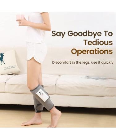 Leg Air Pressure Massager - Heating Vibration Calf Massage for Muscle Pain Relief & Slimming - Buy Online on GoSupps.com