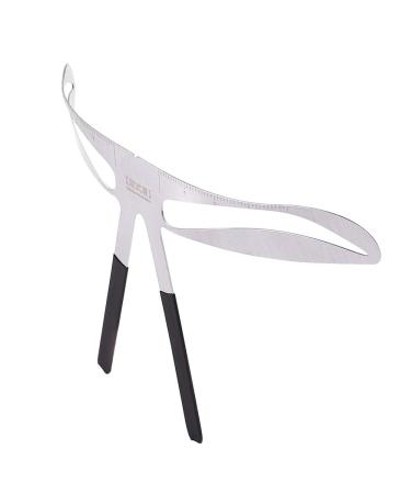 European Style Eyebrow Shaping Stencil Kit | Reusable Stainless Steel Template for Salon and Home Use - Buy Online on GoSupps.com