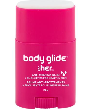 Body Glide for Her Moisturizing Anti Chafe Balm Stick (for Canadian Sale Only) 22g