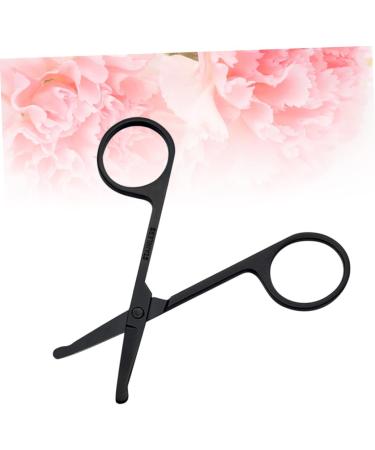 Balacoo Stainless Steel Nose Hair Clippers & Eyebrow Trimmer for Men - 1pc Vibrissa Scissors - Buy Online on GoSupps.com