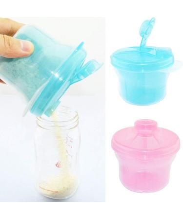 Nigoz Baby Travel Formula Dispenser Storage Feeding Box - Blue | Top Quality & Stylish - Buy Online on GoSupps.com