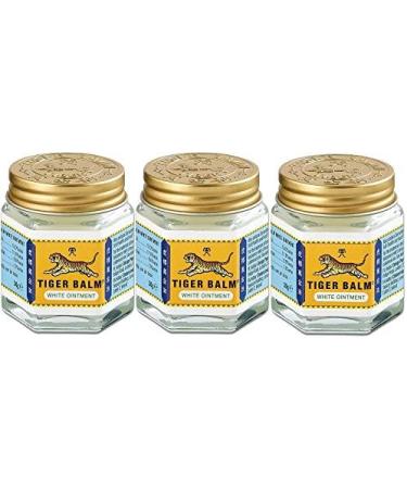 3 X Tiger Balm White 21ml | Tiger Balm Ointment White (21ml X 3 Pack) - Buy Online on GoSupps.com