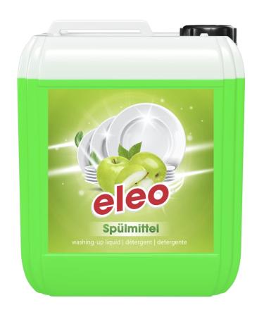 5L dishwashing detergent concentrate hand dishwashing detergent |invigorating fragrance & excellent fat solving power for clean dishes (Eleo detergent apple)