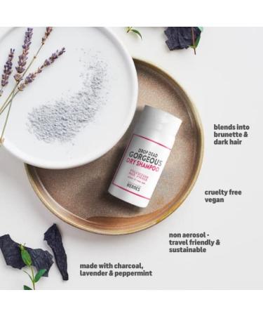 Handmade Heroes 2oz Non Aerosol Dry Shampoo Volume Powder for Brunettes | Natural Vegan Sustainable Formula | Volumizing Hair Powder for Travel - Buy Online on GoSupps.com