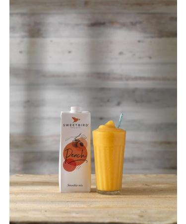 Sweetbird Peach Smoothie 1 Litre - Vegan Friendly - Buy Online on GoSupps.com