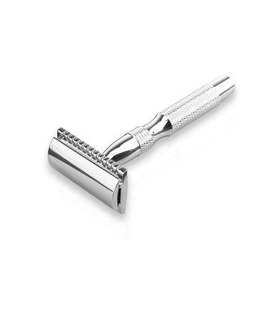 CSB Classic Double Edge Safety Razor - Reusable Chrome Metal DE Razor for Men & Women - Perfect for Smooth Shaving Worldwide - Buy Online on GoSupps.com