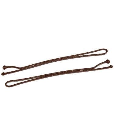 Efalock Professional Chevalier Hair Clips - Brown Matt 12 Pieces 5 cm - Perfect for Hair Styling & Salon Use - Buy Online on GoSupps.com