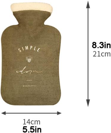 Maies Small 1L Heat Bottle with Cover | Portable Plush Warming Bag for Neck & Shoulder Pain Relief | Classic Hand Warmer - Buy Online on GoSupps.com