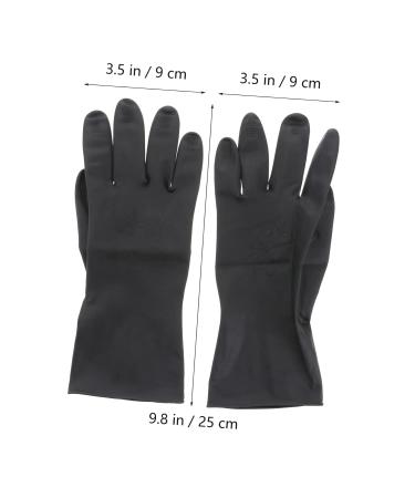 Angoily 6 Pairs Medium Large Thick Rubber Men Shampoo Guantes Desechables Salon Large Hair Coloring Hair Color Pellets Non-slip Man - Buy Online on GoSupps.com