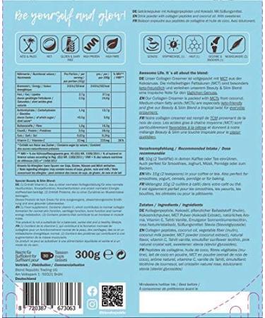 Keto Coffee Creamer with Collagen | Sugar-Free Keto Powder | 30 Portions of Keto Beauty Vanilla with Coconut & MCT Oil - Buy Online on GoSupps.com