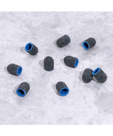 Aba Group Sanding Caps for Pedicure Firm Heavy Duty Pedicure Pads Sandpaper Sanding Cap for the Wearer Waterproof for Single Use Set of 10 Pieces Made in EU (10 mm/80) - Buy Online on GoSupps.com
