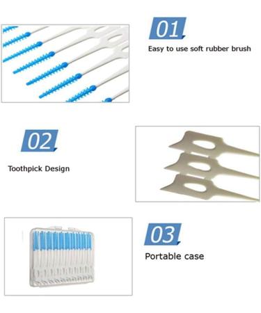 Disposable Interdental Brushes - 80 Pack Extra Soft Oral Care Tool for Gentle & Efficient Tooth Cleaning - Buy Online on GoSupps.com