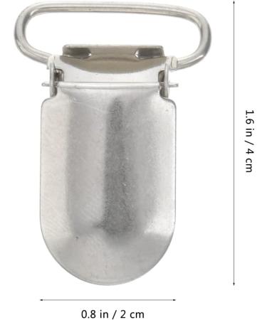 VALICLUD 20pcs Metal Pacifier Holder Clips - Durable Suspender Clips for Pacifiers - Heavy Duty Infant Accessories - Buy Online on GoSupps.com