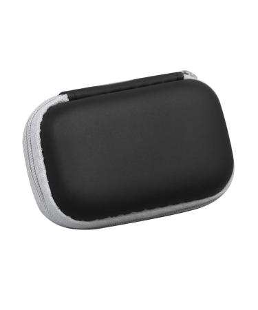 Portable Travel Case Protective Zipper Carrying Pouch Box for Oximeter Universal Blood Oxygen Saturation Monitor Black Eva