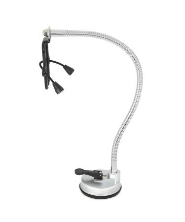 Adjustable Hair Dryer Holder Stand 360 Degree Freely Rotation Hair Dryer Wall Holder Hands Free Hair Blower Stand Suction Cup for Home Hotel